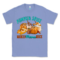 Colony Blue Pumpkin Spice Make Mama Nice Classic Tee - FaDigitalArtStudio