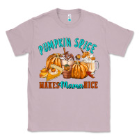 Lilac Pumpkin Spice Make Mama Nice Classic Tee - FaDigitalArtStudio