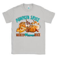 Moon Dust Pumpkin Spice Make Mama Nice Classic Tee - FaDigitalArtStudio