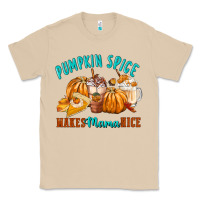Mushroom Pumpkin Spice Make Mama Nice Classic Tee - FaDigitalArtStudio