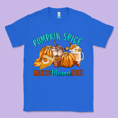 Pumpkin Spice Make Mama Nice Classic Tee Designed By Fadigitalartstudio