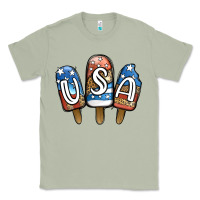 Matcha USA Patriotic Leopard Popsicles Classic Tee - Jasminsmagicworld