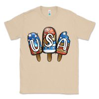 Mushroom USA Patriotic Leopard Popsicles Classic Tee - Jasminsmagicworld