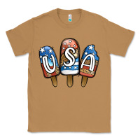 Toasted Coconut USA Patriotic Leopard Popsicles Classic Tee - Jasminsmagicworld