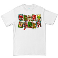 White Merry Vibes Premium Tee - FaDigitalArtStudio