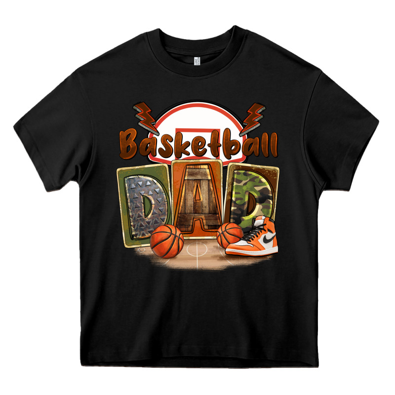 Basketball Dad Heavy Core Tee by FaDigitalArtStudio | Teevron