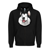 Black Husky Zipper Hoodie - Jasminsmagicworld