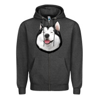 Charcoal Heather Husky Zipper Hoodie - Jasminsmagicworld