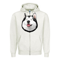 Oatmeal Heather Husky Zipper Hoodie - Jasminsmagicworld