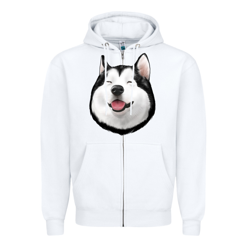Husky Zipper Hoodie by Jasminsmagicworld | Teevron