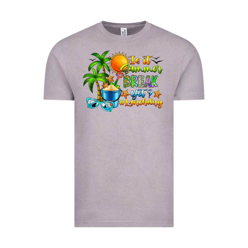 Is It Summer Break Vintage Tee by CowhideDigitalArt | Teevron