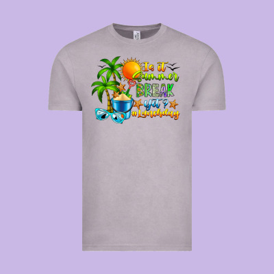 Is It Summer Break Vintage Tee Designed By Cowhidedigitalart