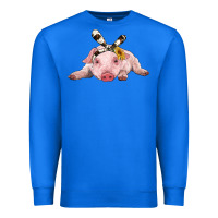 True Royal baby pig with cowhide ribbon Premium Sweatshirt - RanaPortraitStore