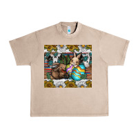 French Oak easter Urban Heavy Tee - CowhideDigitalArt