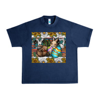 Navy easter Urban Heavy Tee - CowhideDigitalArt