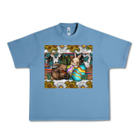 Pebble Blue easter Urban Heavy Tee - CowhideDigitalArt