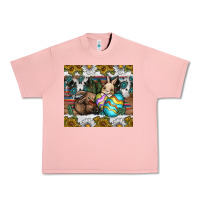 Salmon easter Urban Heavy Tee - CowhideDigitalArt