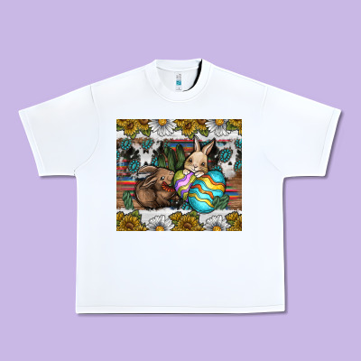 Easter Urban Heavy Tee Designed By Cowhidedigitalart