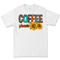 White coffee please western doodle letters Premium Tee - FaDigitalArtStudio