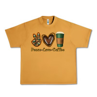 Peanut Butter peace love coffee Urban Heavy Tee - Jasminsmagicworld