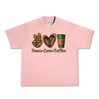 Peace Love Coffee Urban Heavy Tee | Teevron