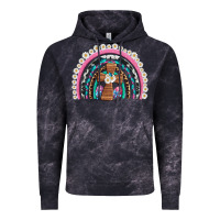 Cloud Black easter cross daisy egg rainbow Vintage Hoodie - Artiststas