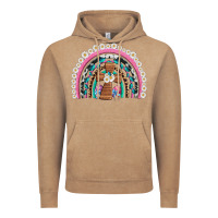 Vintage Coffee easter cross daisy egg rainbow Vintage Hoodie - Artiststas