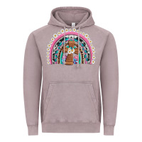 Vintage Zinc easter cross daisy egg rainbow Vintage Hoodie - Artiststas