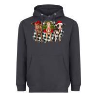 Smoke Christmas heifers front view Heavyweight Hoodie - RanaPortraitStore
