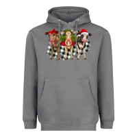 Storm Christmas heifers front view Heavyweight Hoodie - RanaPortraitStore