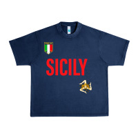 Navy sicily Urban Heavy Tee - baoMotion