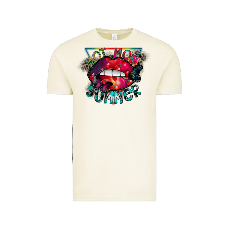 Hot Mom Summer Vintage Tee by CowhideDigitalArt | Teevron