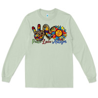 Peace Love Autism Sunflower Long Sleeve Tee | Teevron