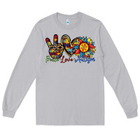 Moon Dust peace love autism sunflower Long Sleeve Tee - RacoonDesign