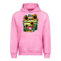 Fuchsia Pink New Mexico Map Sunflower Cactus Serape Urban Hoodie - RanaPortraitStore