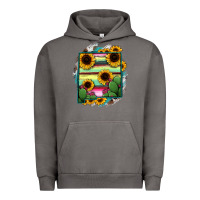 Pigment Tornado New Mexico Map Sunflower Cactus Serape Urban Hoodie - RanaPortraitStore