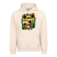 Sandshell New Mexico Map Sunflower Cactus Serape Urban Hoodie - RanaPortraitStore