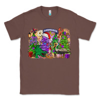 Chestnut Christmas Louisiana Mardi Gras trees Classic Tee - FaDigitalArtStudio