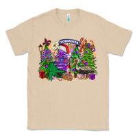 Mushroom Christmas Louisiana Mardi Gras trees Classic Tee - FaDigitalArtStudio