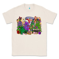 Natural Christmas Louisiana Mardi Gras trees Classic Tee - FaDigitalArtStudio