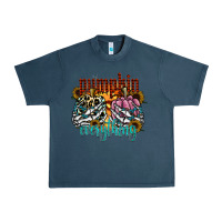Midnight Navy Pumpkin Everything Urban Heavy Tee - CowhideDigitalArt