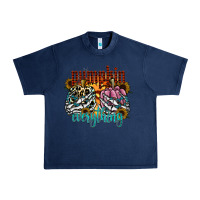Navy Pumpkin Everything Urban Heavy Tee - CowhideDigitalArt
