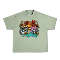 Oil Green Pumpkin Everything Urban Heavy Tee - CowhideDigitalArt