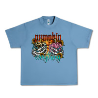 Pebble Blue Pumpkin Everything Urban Heavy Tee - CowhideDigitalArt
