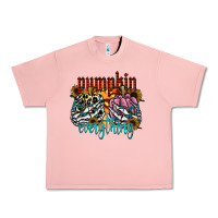 Salmon Pumpkin Everything Urban Heavy Tee - CowhideDigitalArt