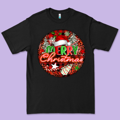 Merry Christmas Premium Tee Designed By Fadigitalartstudio