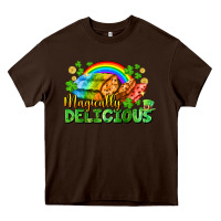 Chocolate Brown magically delicious St. Patricks Day Heavy Core Tee - FaDigitalArtStudio