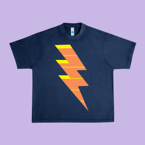 Lightning Bolt Urban Heavy Tee Designed By Baomotion
