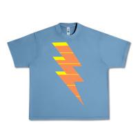 Pebble Blue LIGHTNING BOLT Urban Heavy Tee - baoMotion