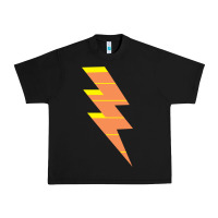 Black LIGHTNING BOLT Urban Heavy Tee - baoMotion